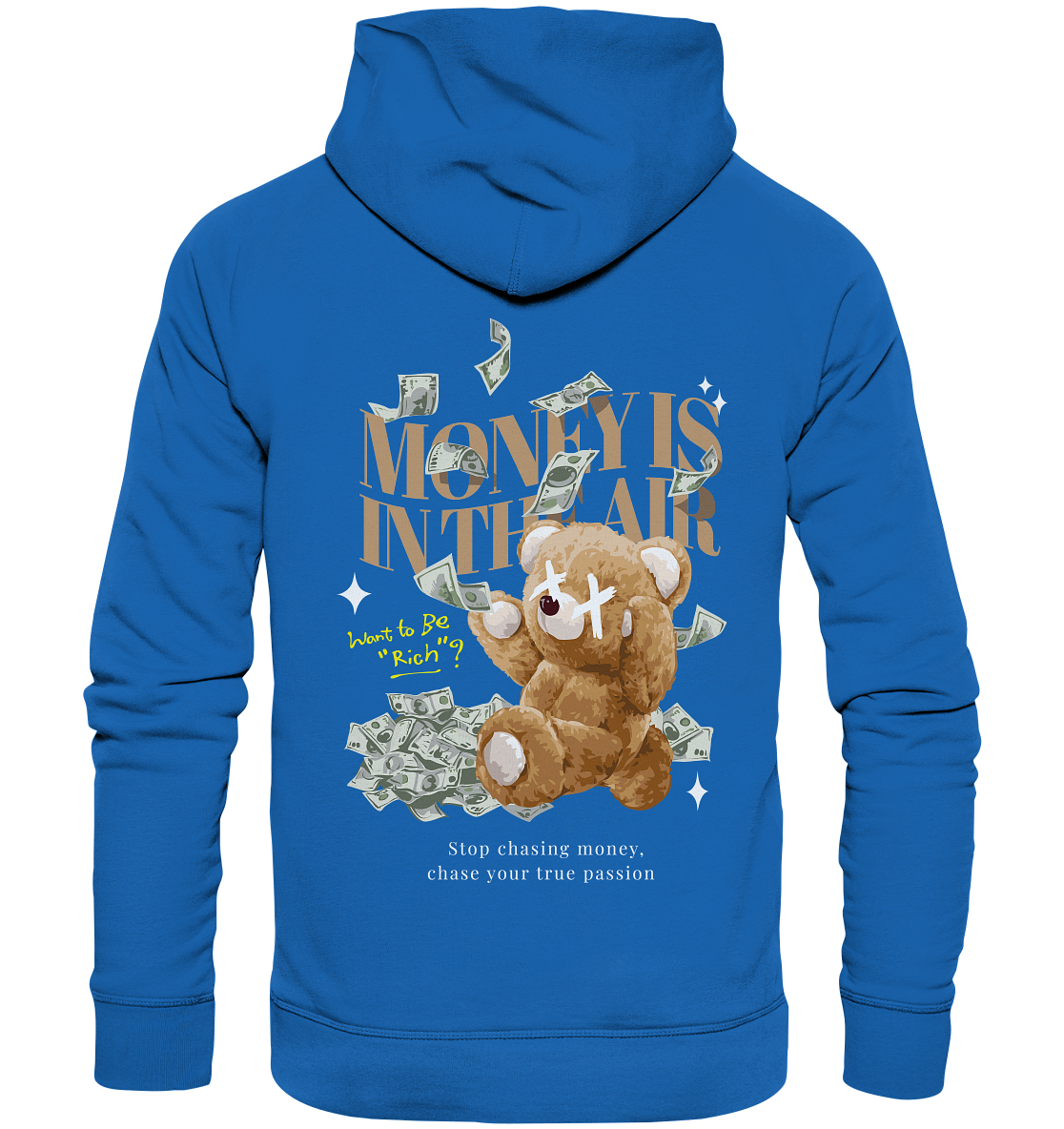 "Money is in the Air" Bär Streetsytle - Premium Unisex Hoodie