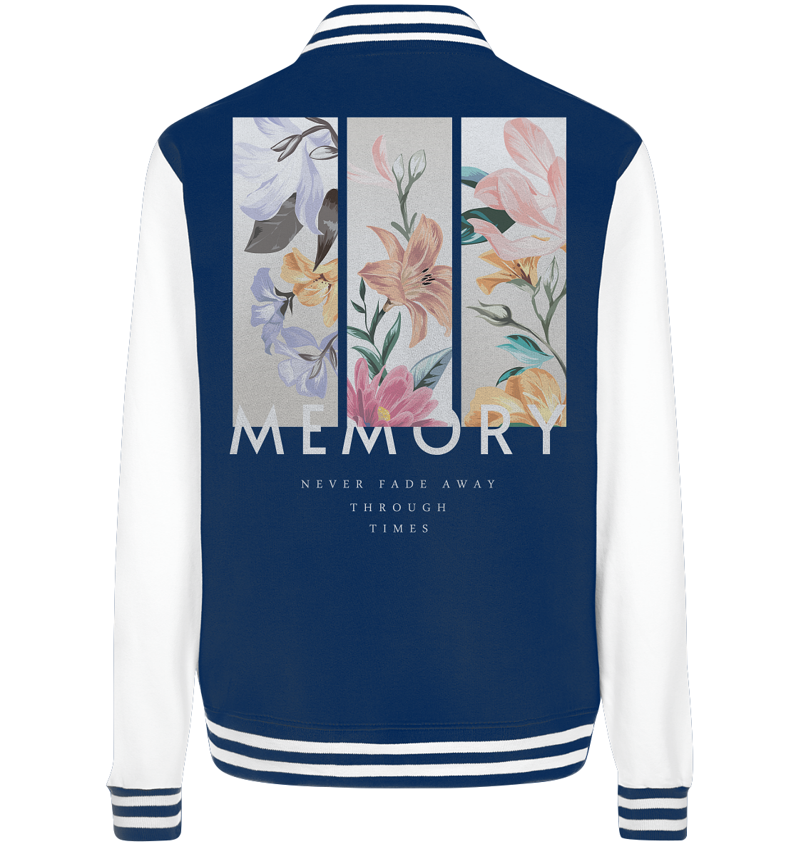 "Memory" Blumen Streetstyle - College Jacket