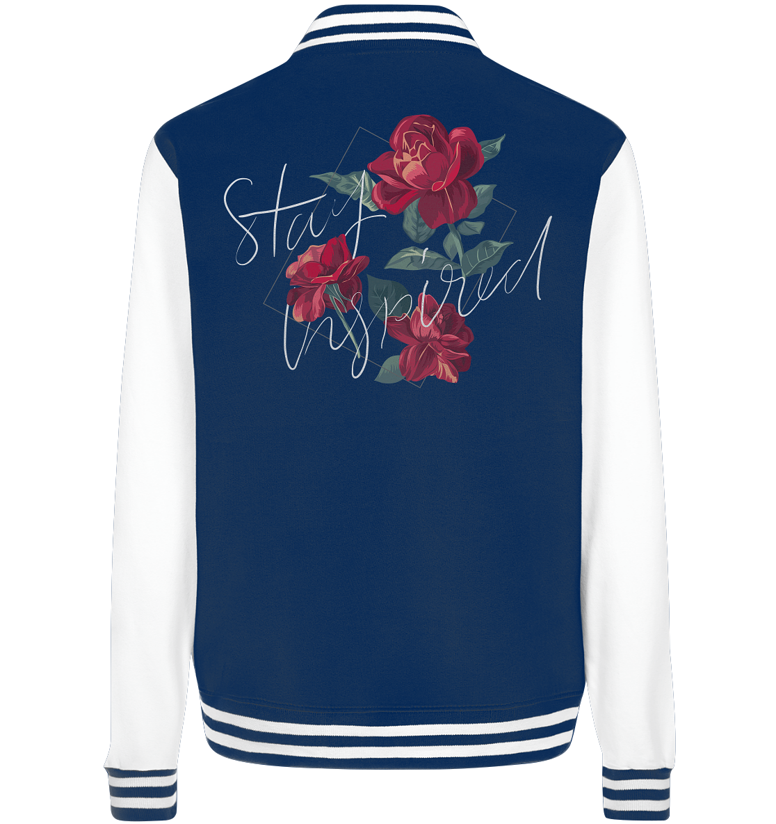 "Stay Inspired" Blumen Streetstyle - College Jacket