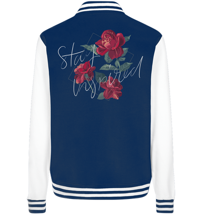 "Stay Inspired" Blumen Streetstyle - College Jacket