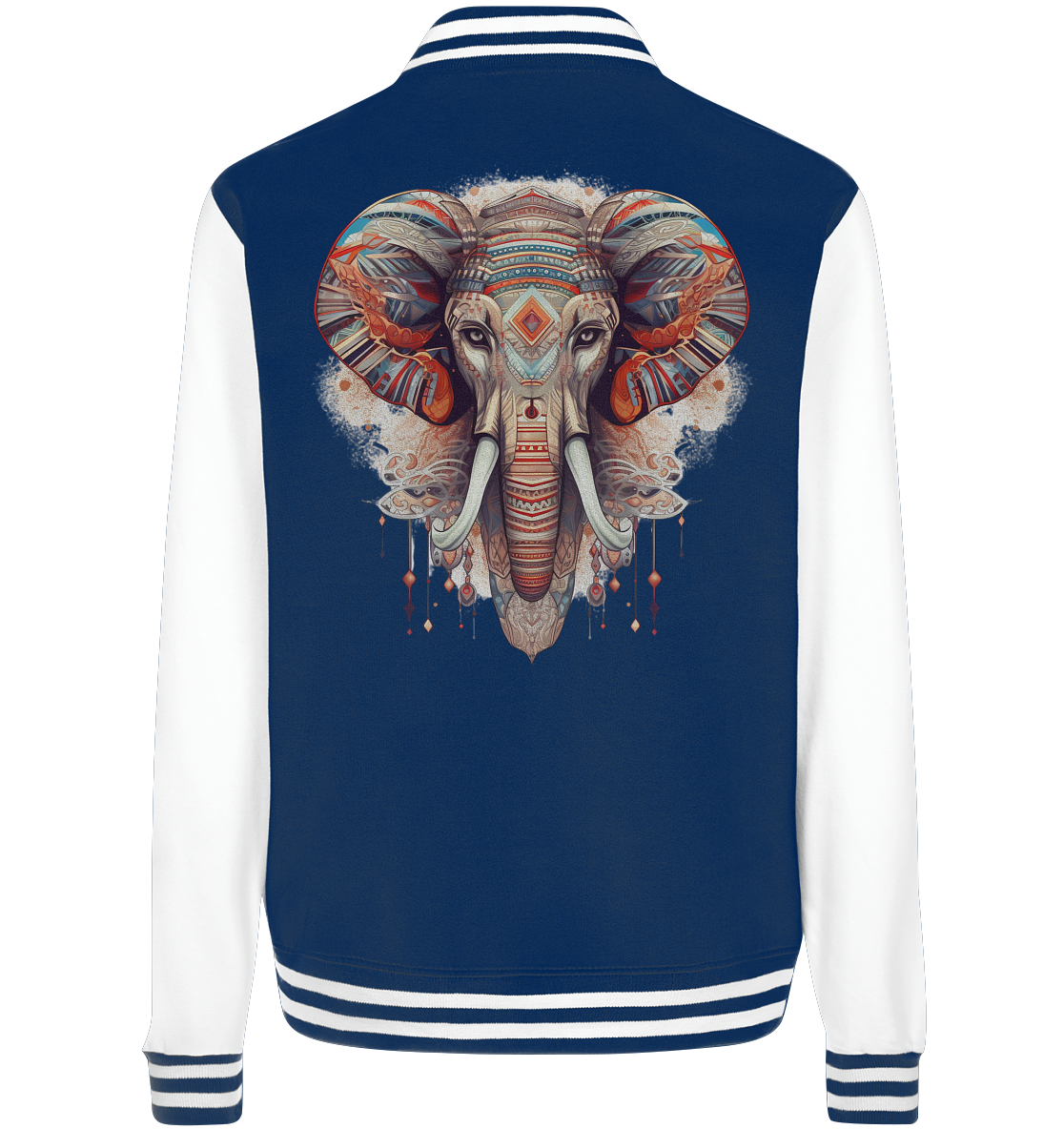 "Elefant-größen Ohr" Tiertotems - College Jacket