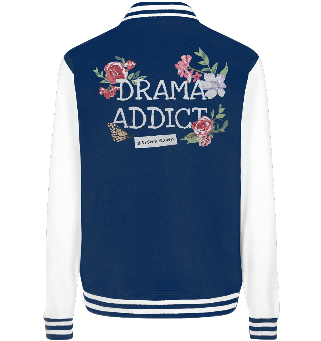 "Drama Queen" Blumen Streetstyle - College Jacket