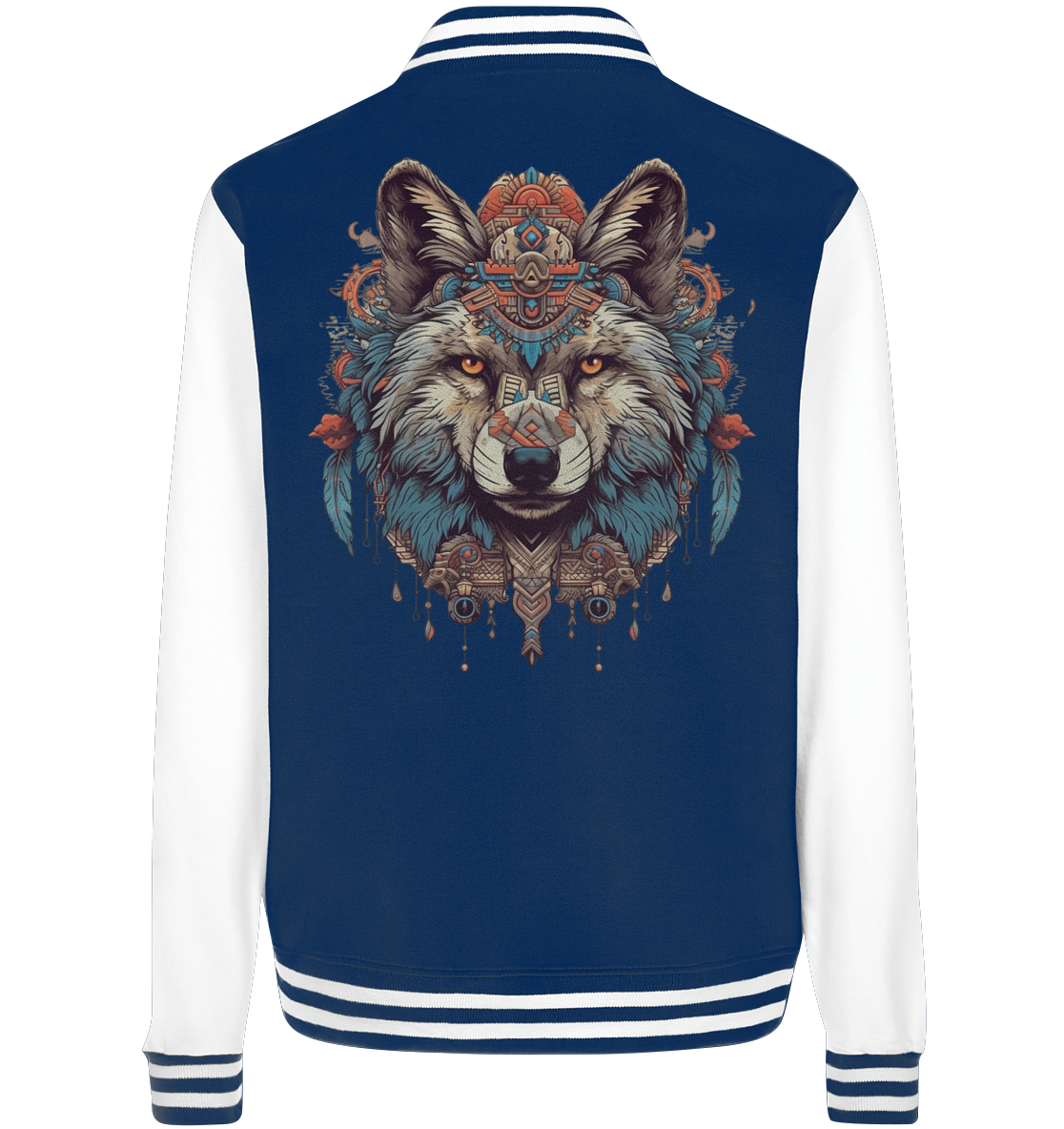 "Wolf" Tiertotems - College Jacket