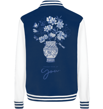 "Always think of you" Blumen Streetstyle - College Jacket