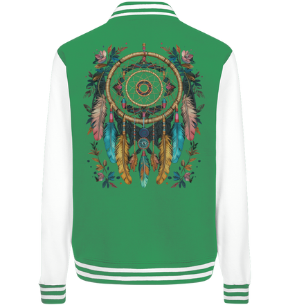 "Blumen umrandet" Traumfänger - College Jacket