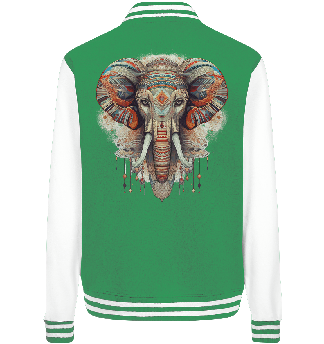 "Elefant-größen Ohr" Tiertotems - College Jacket