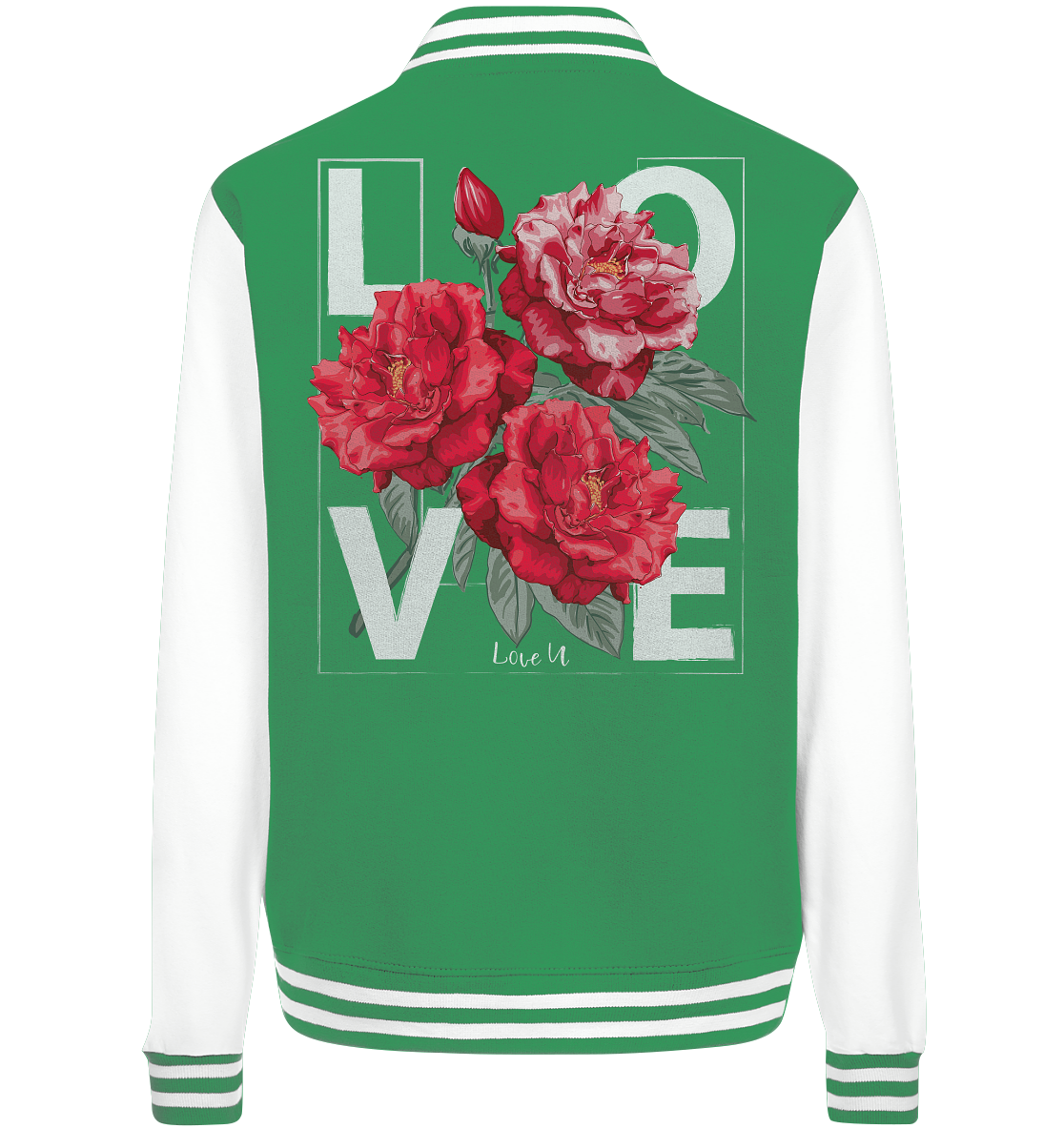 "Love You" Blumen Streetstyle - College Jacket