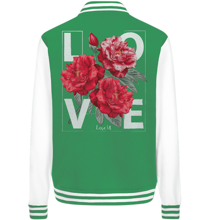 "Love You" Blumen Streetstyle - College Jacket