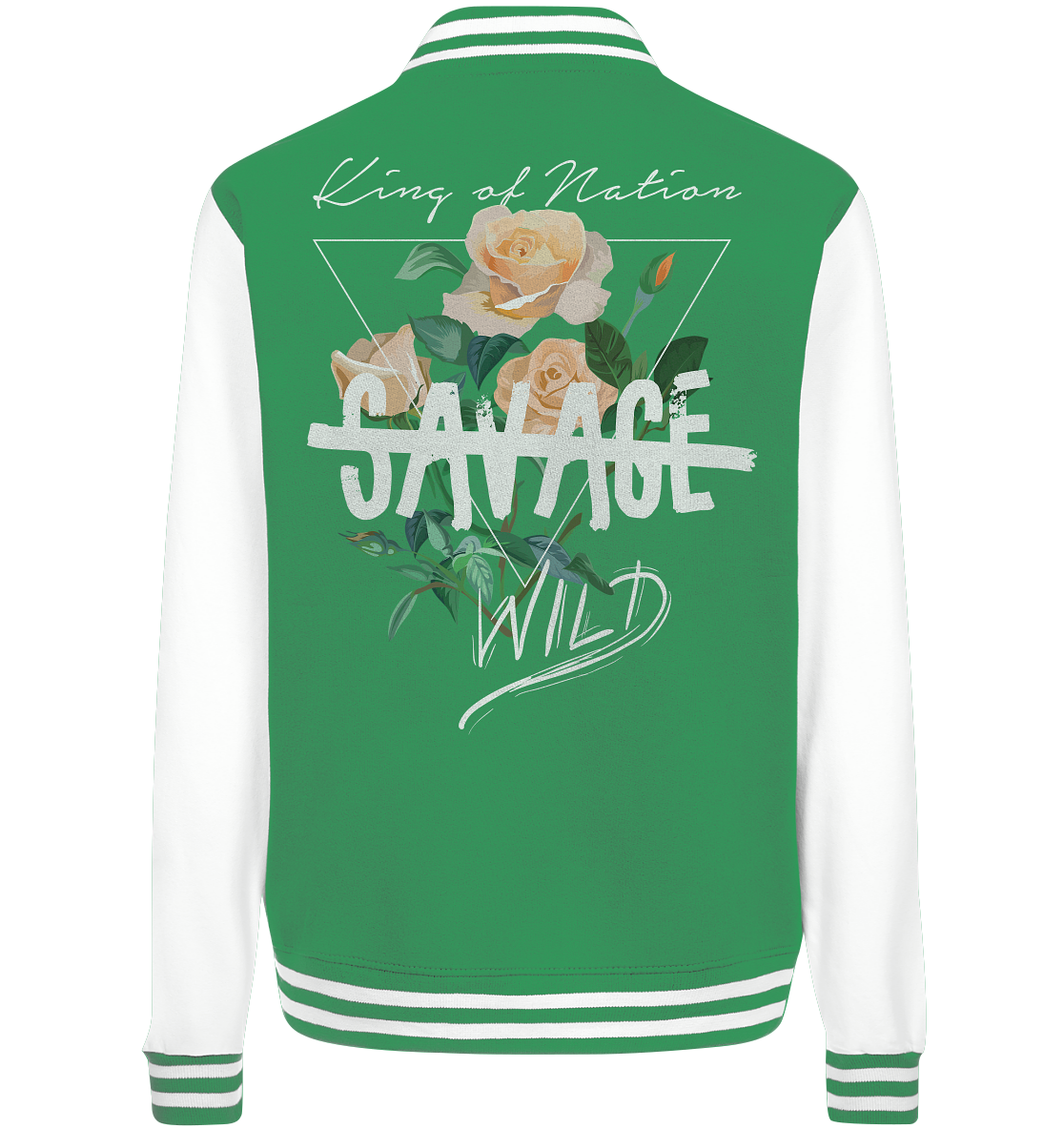 "Savage Wild" Blumen Streetstyle - College Jacket