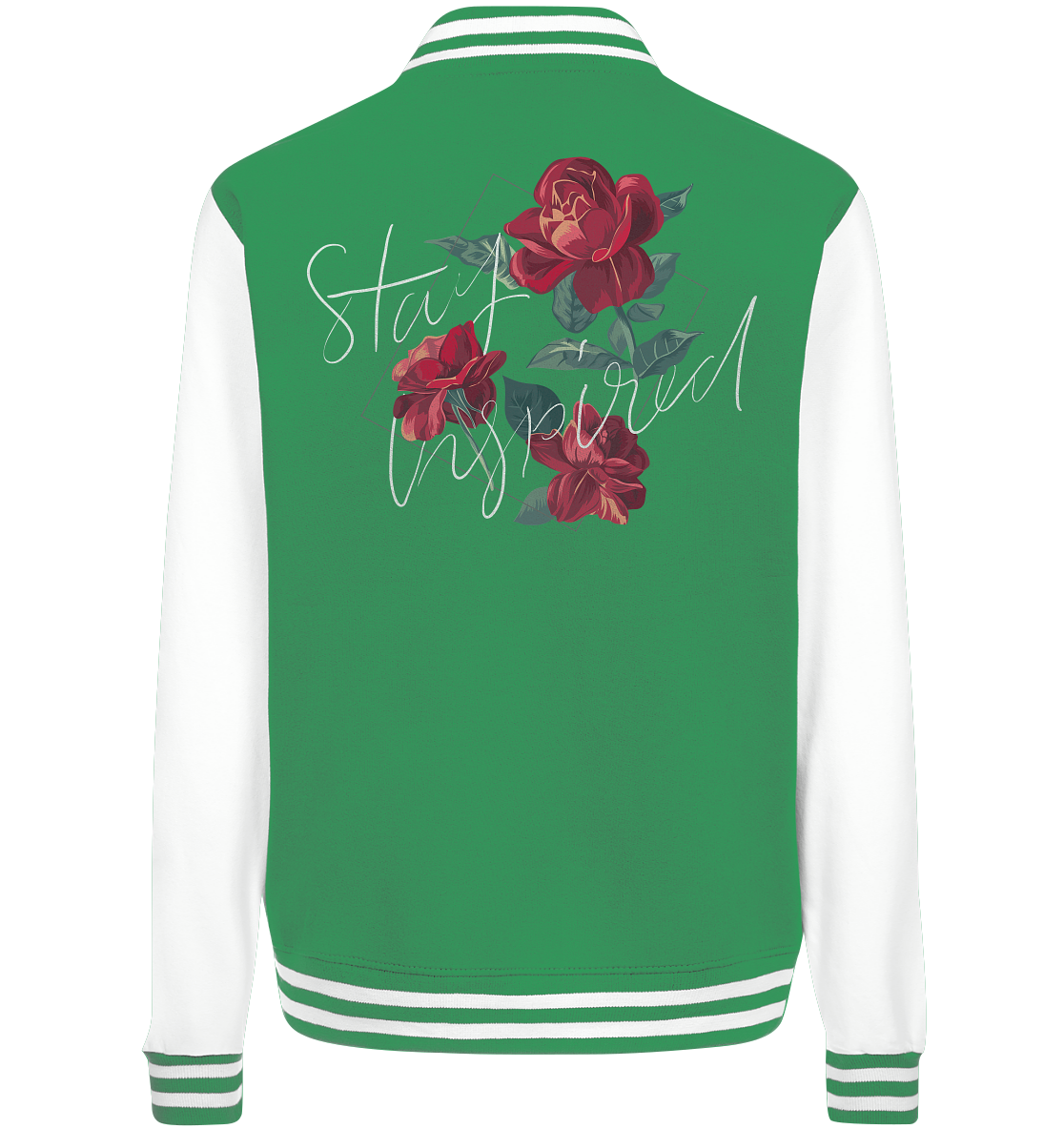 "Stay Inspired" Blumen Streetstyle - College Jacket