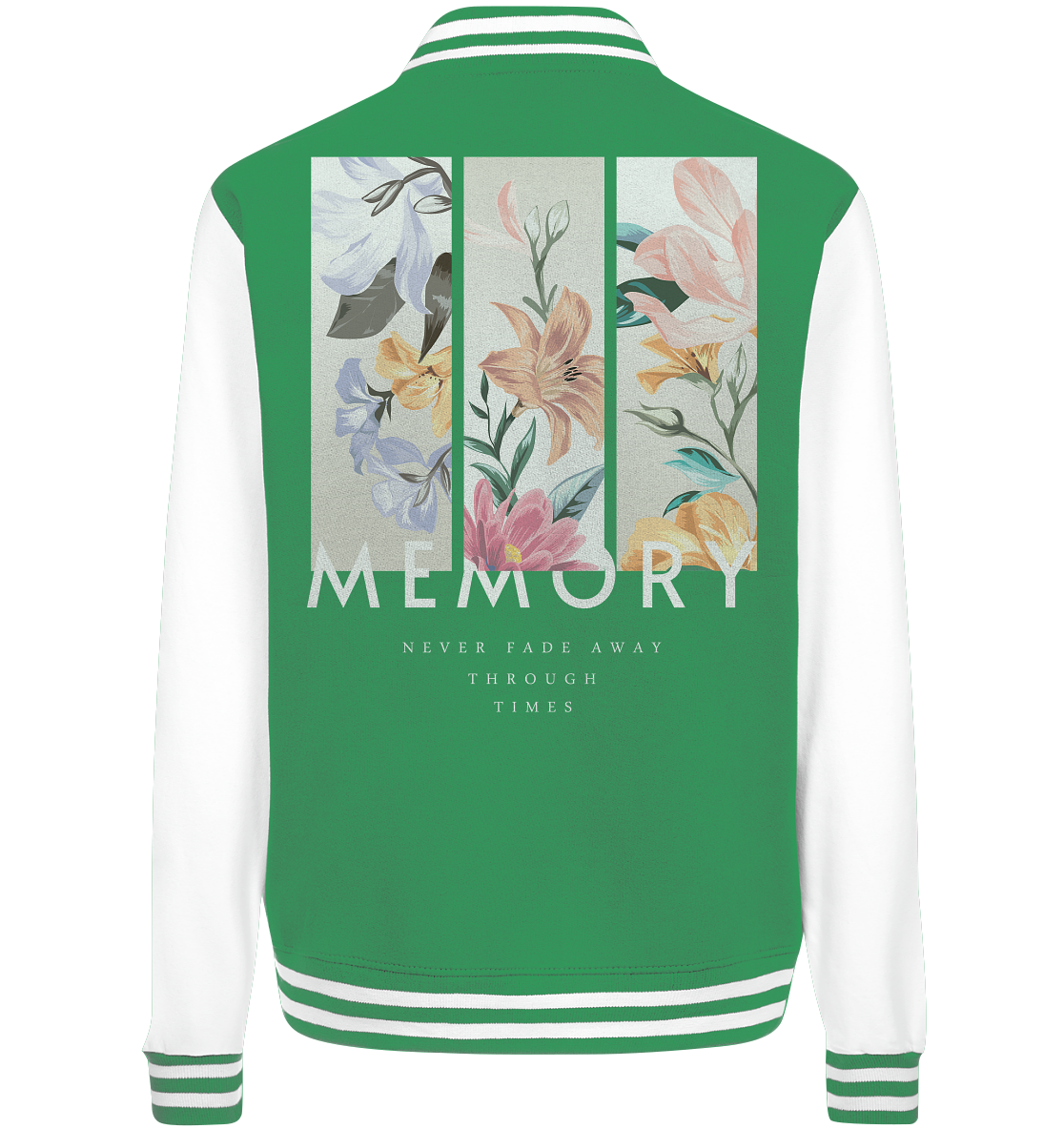 "Memory" Blumen Streetstyle - College Jacket