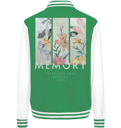 "Memory" Blumen Streetstyle - College Jacket