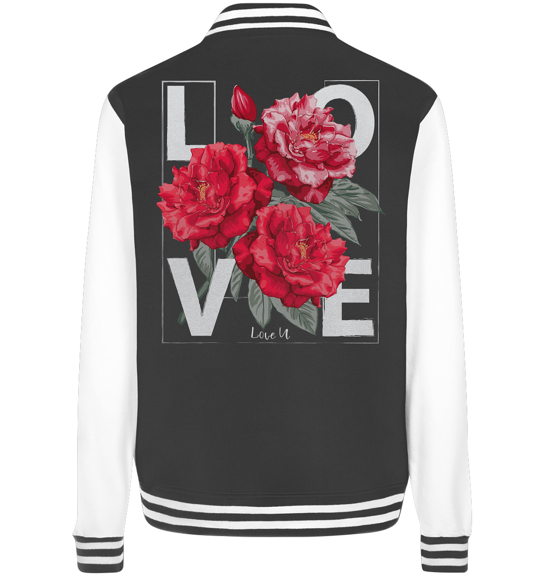 "Love You" Blumen Streetstyle - College Jacket