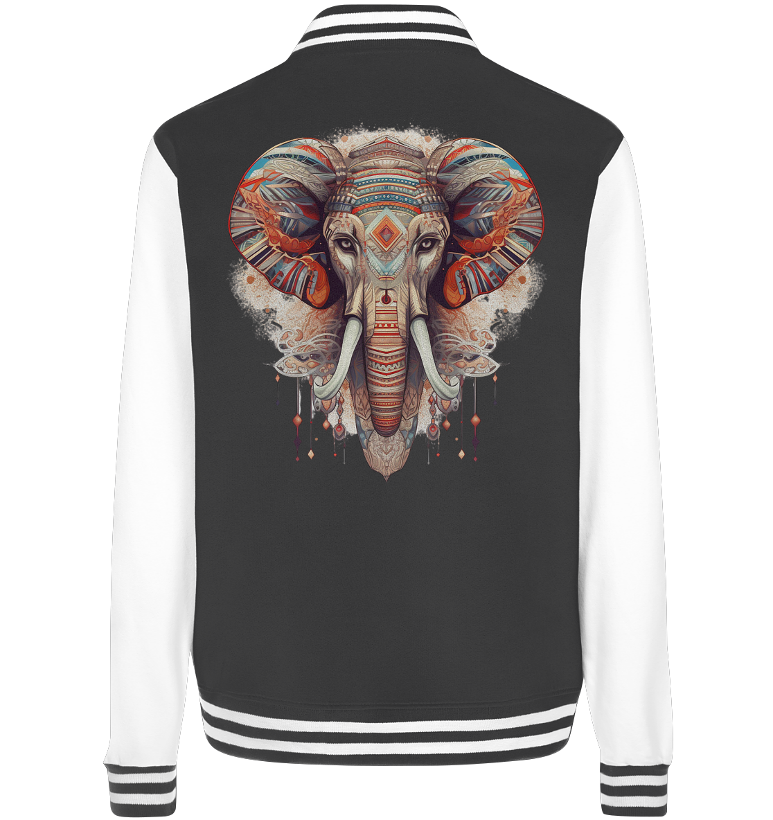 "Elefant-größen Ohr" Tiertotems - College Jacket