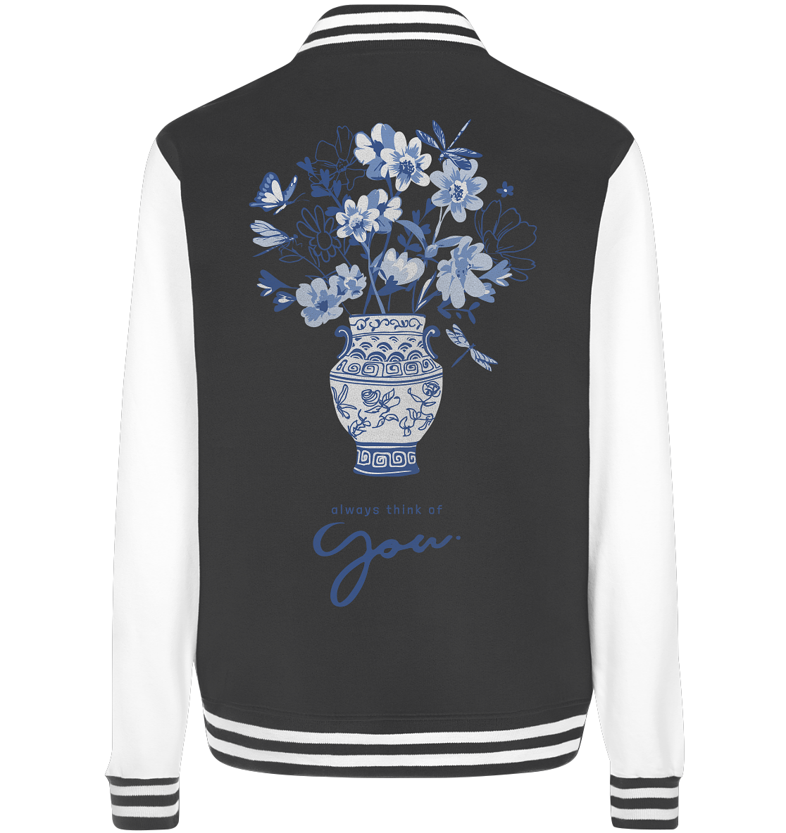 "Always think of you" Blumen Streetstyle - College Jacket