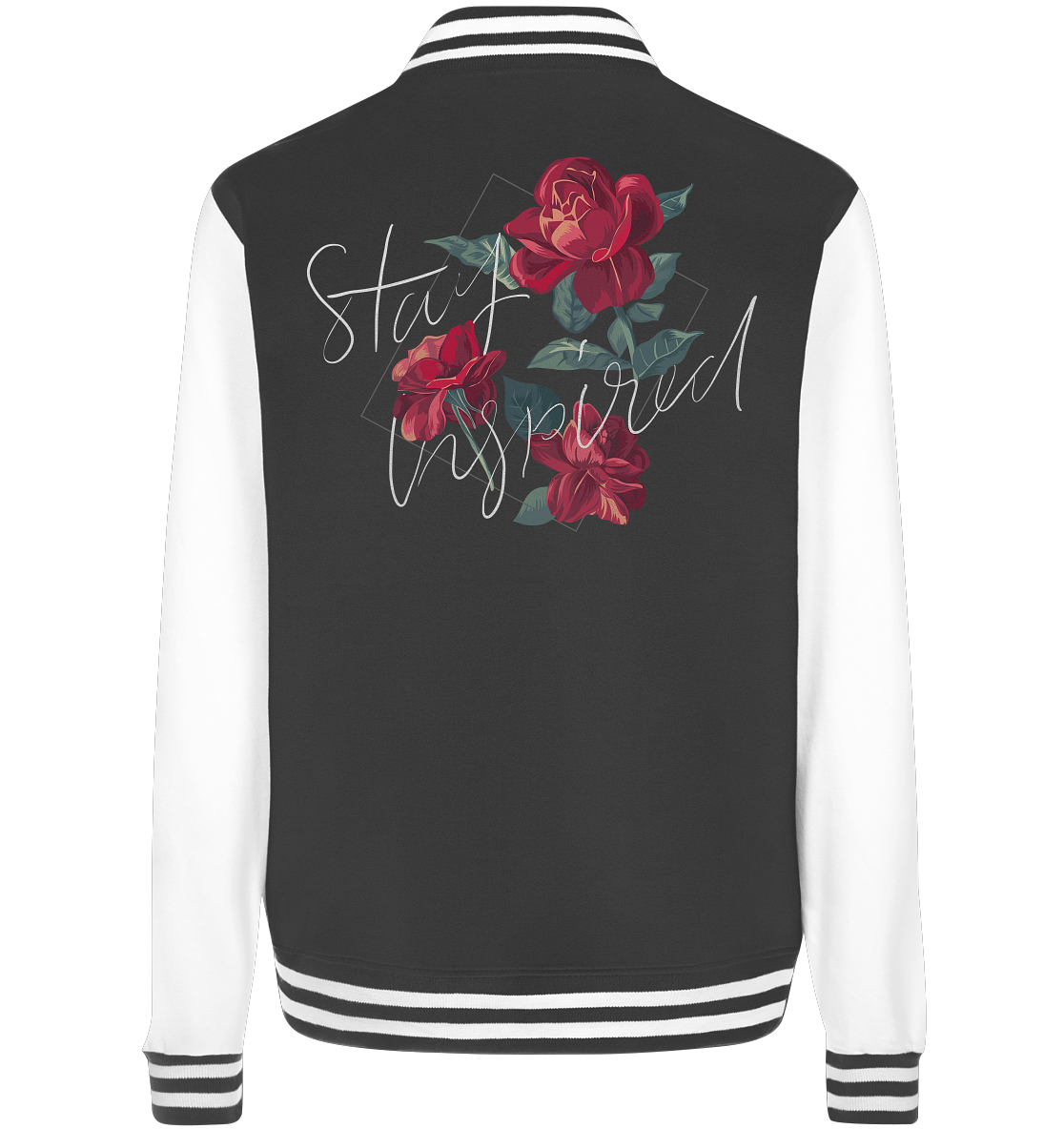 "Stay Inspired" Blumen Streetstyle - College Jacket