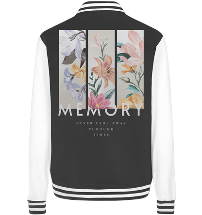 "Memory" Blumen Streetstyle - College Jacket