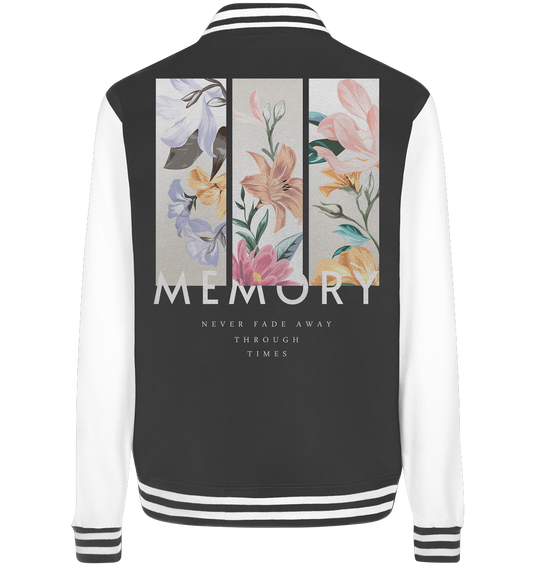 "Memory" Blumen Streetstyle - College Jacket