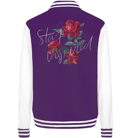 "Stay Inspired" Blumen Streetstyle - College Jacket