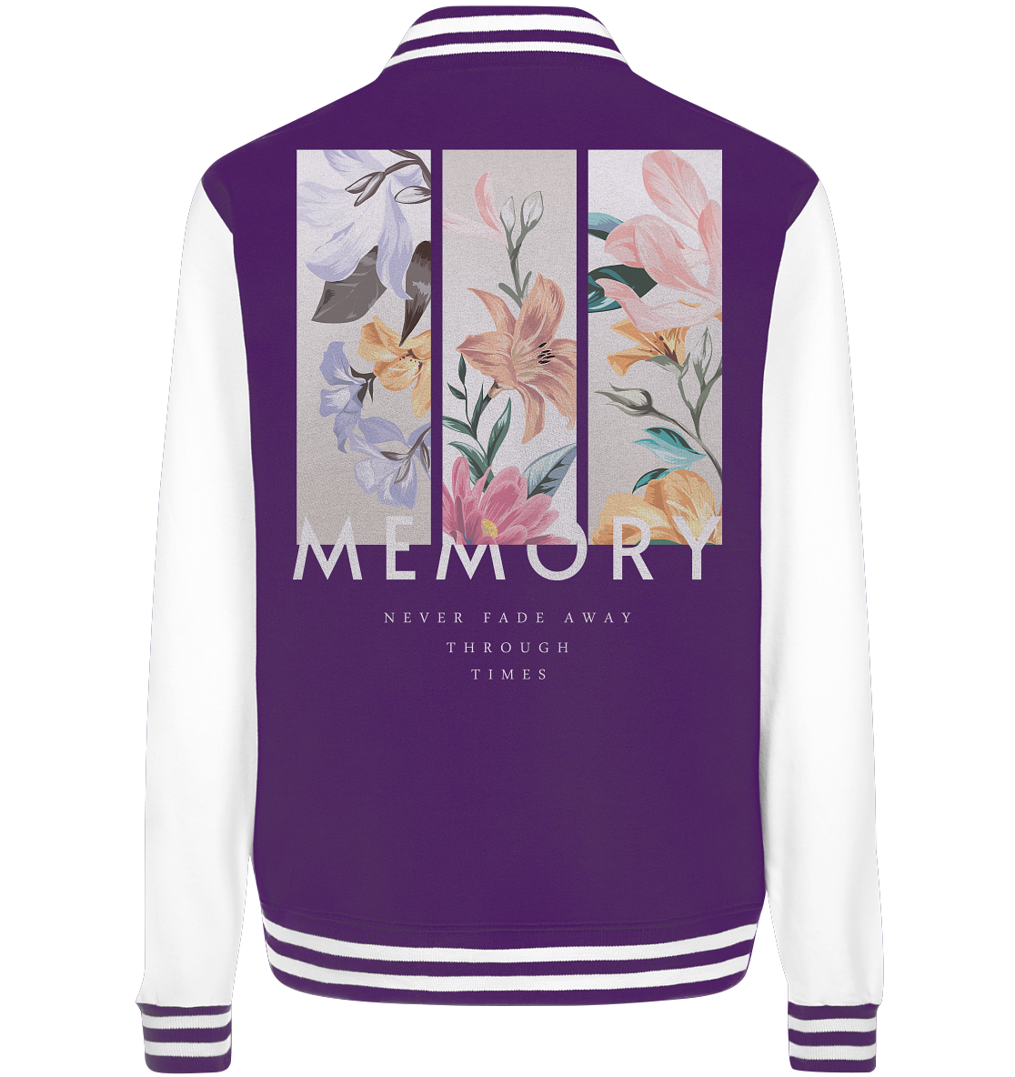 "Memory" Blumen Streetstyle - College Jacket