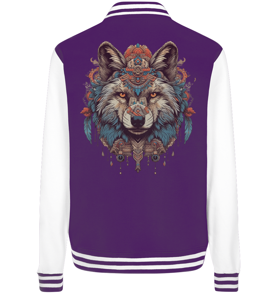 "Wolf" Tiertotems - College Jacket