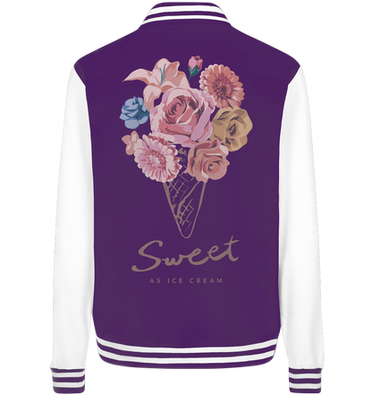 "Eiscreme" Blumen Streetstyle - College Jacket