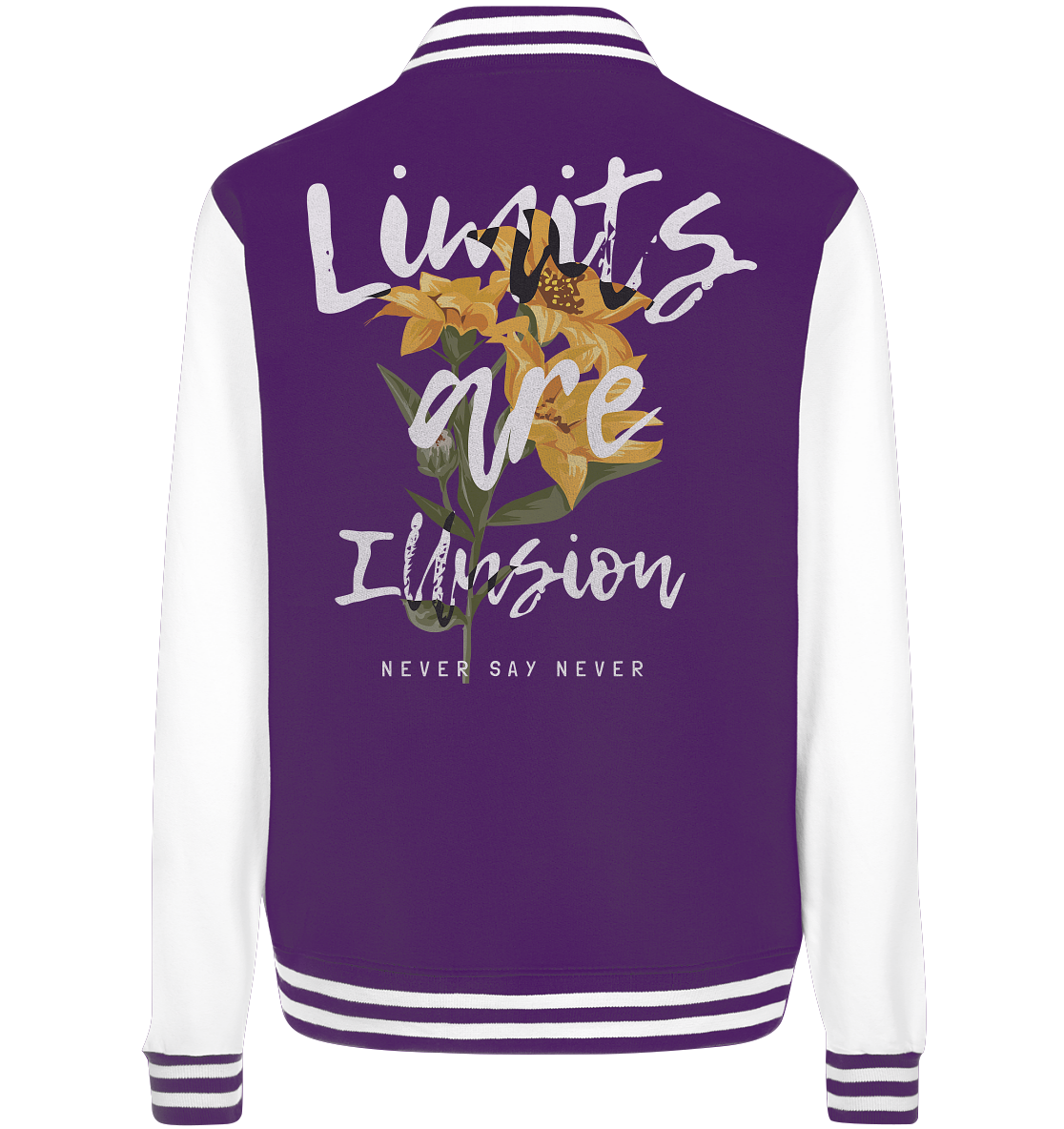 "Limits are Illusion" Blumen Streetstyle - College Jacket