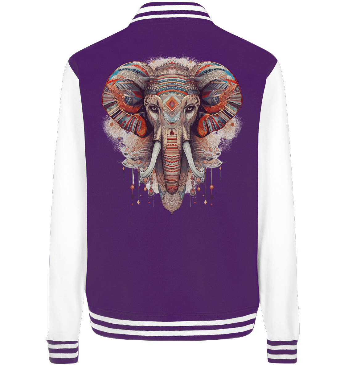 "Elefant-größen Ohr" Tiertotems - College Jacket