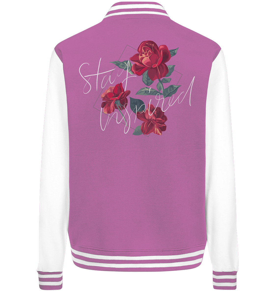 "Stay Inspired" Blumen Streetstyle - College Jacket