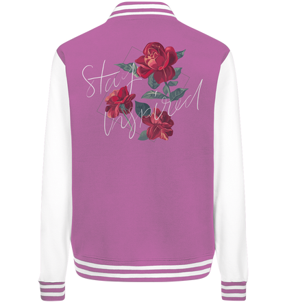 "Stay Inspired" Blumen Streetstyle - College Jacket