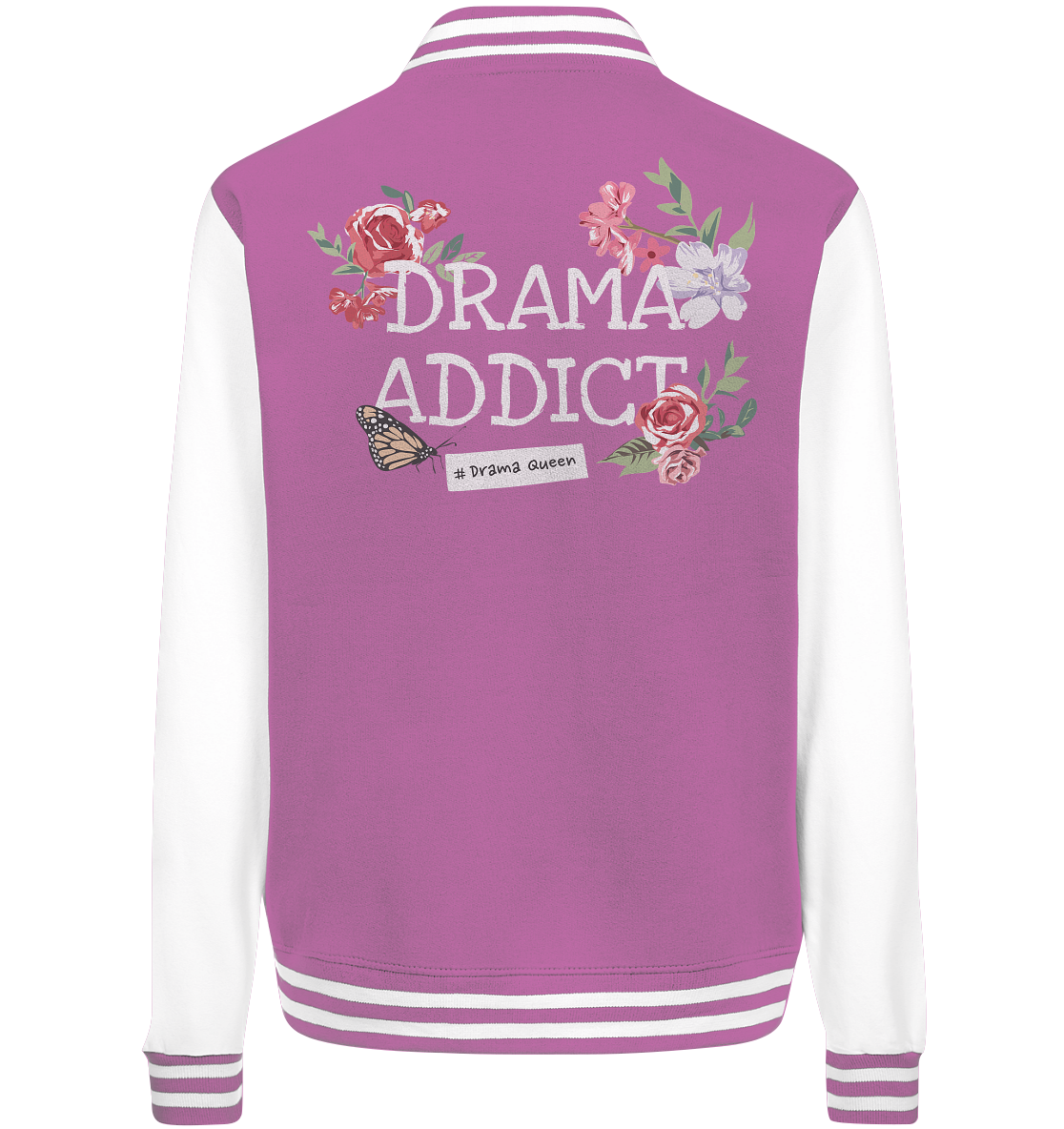 "Drama Queen" Blumen Streetstyle - College Jacket