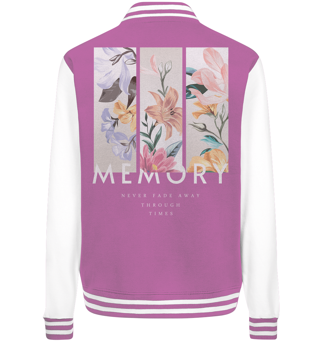 "Memory" Blumen Streetstyle - College Jacket