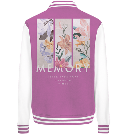 "Memory" Blumen Streetstyle - College Jacket