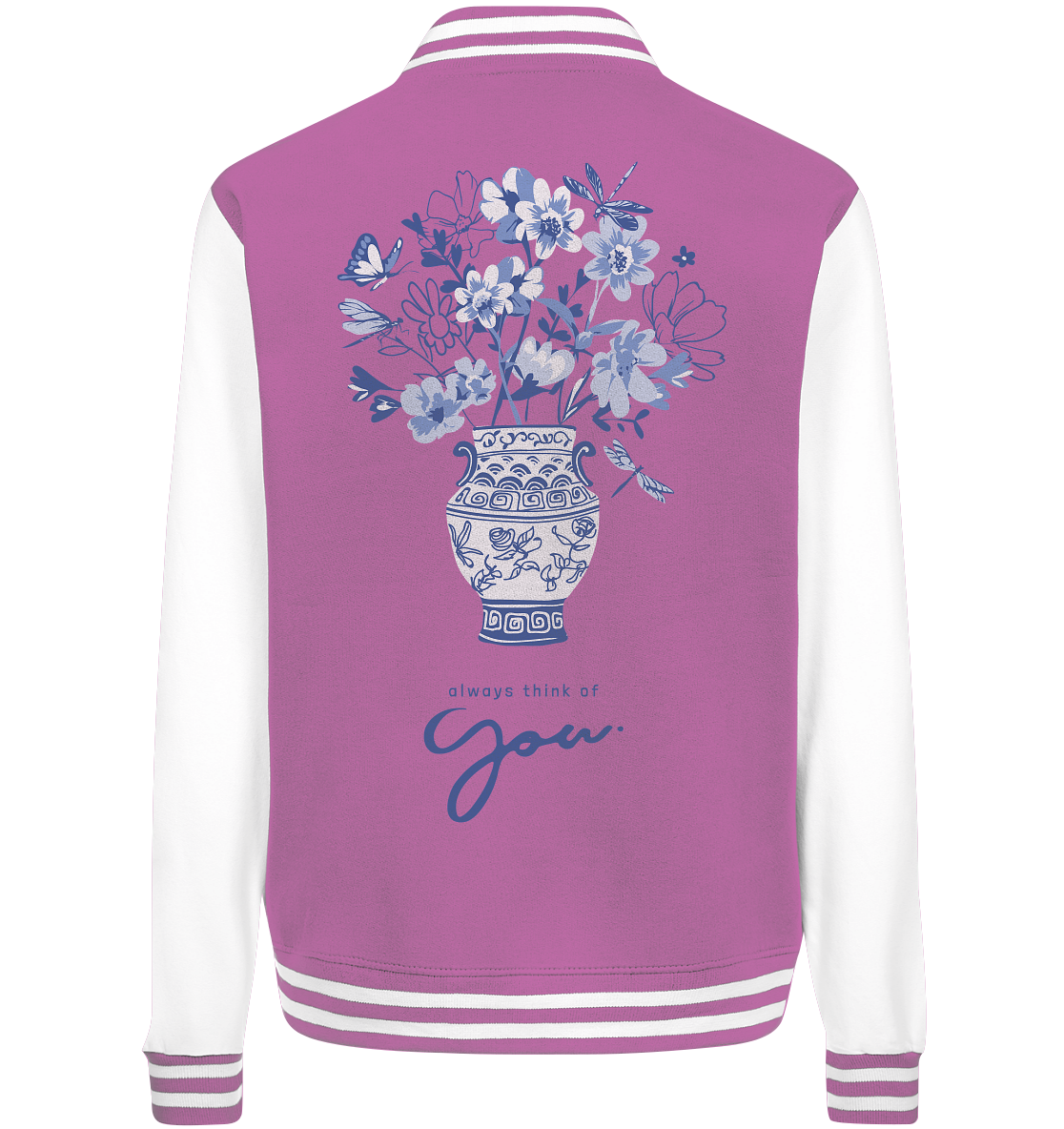 "Always think of you" Blumen Streetstyle - College Jacket