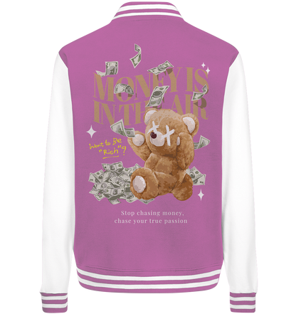 "Money is in the Air" Bär Streetsytle - College Jacket