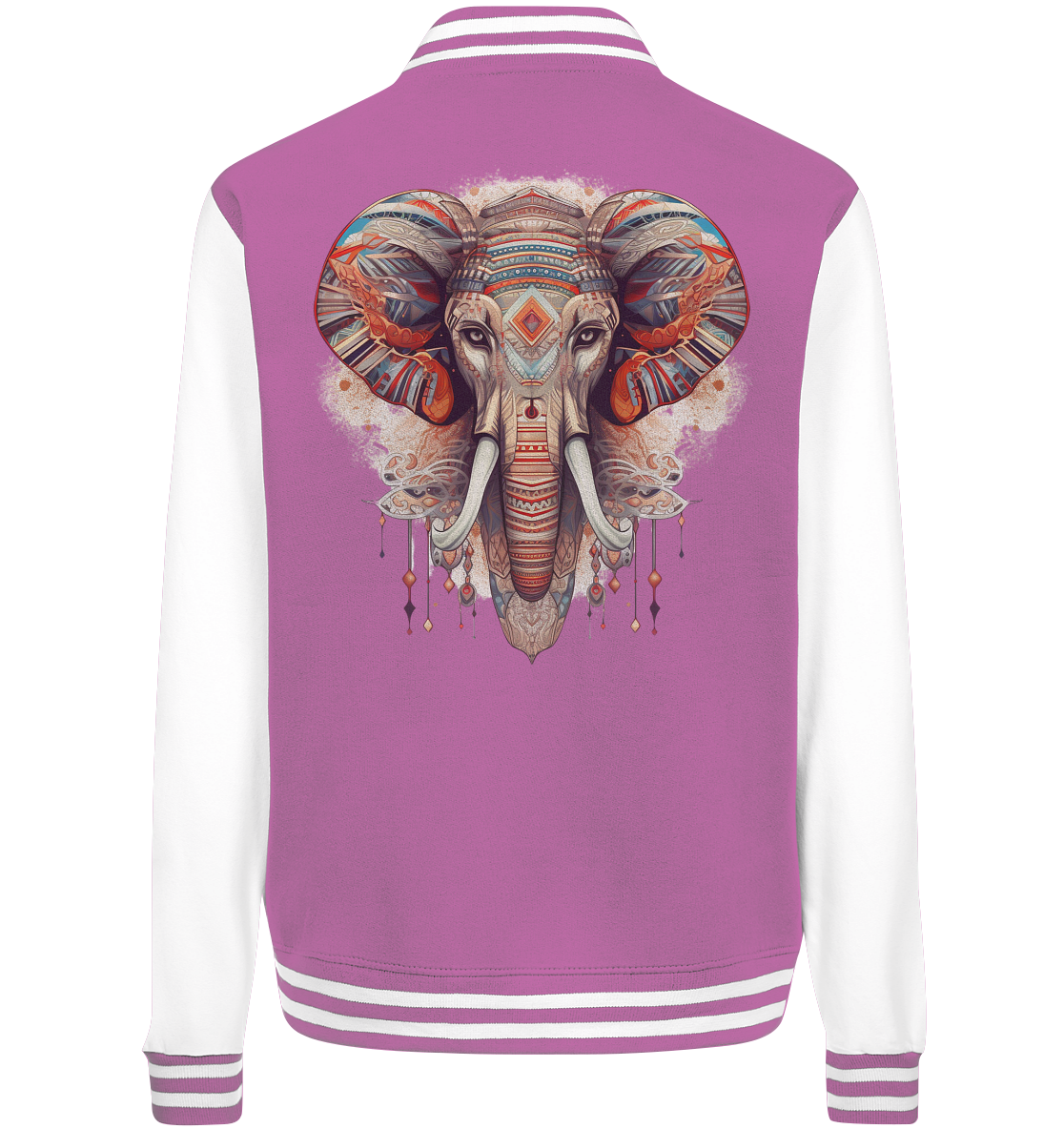 "Elefant-größen Ohr" Tiertotems - College Jacket