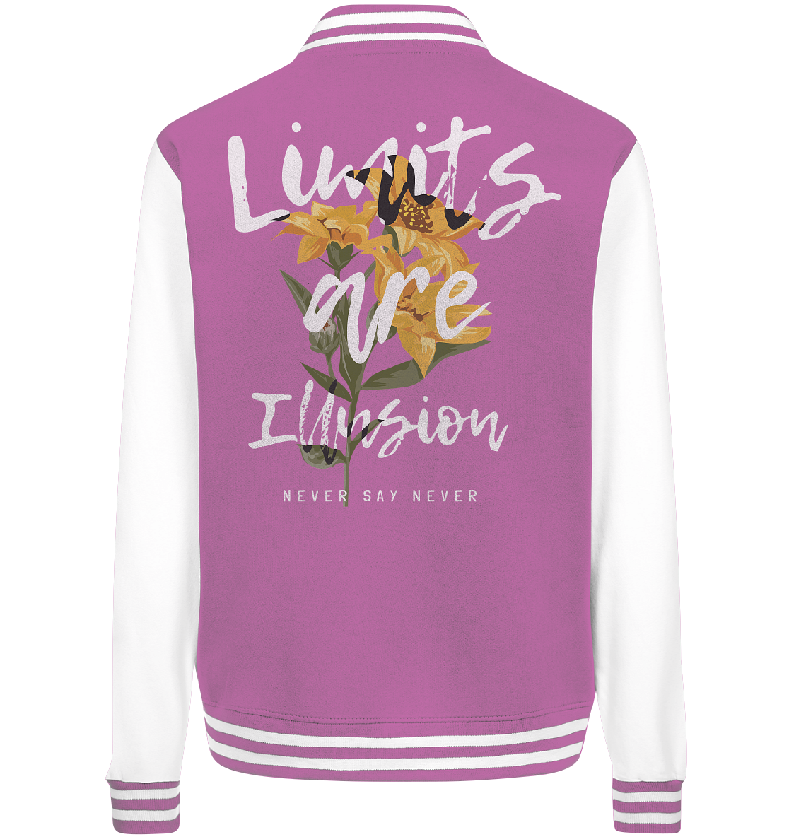 "Limits are Illusion" Blumen Streetstyle - College Jacket