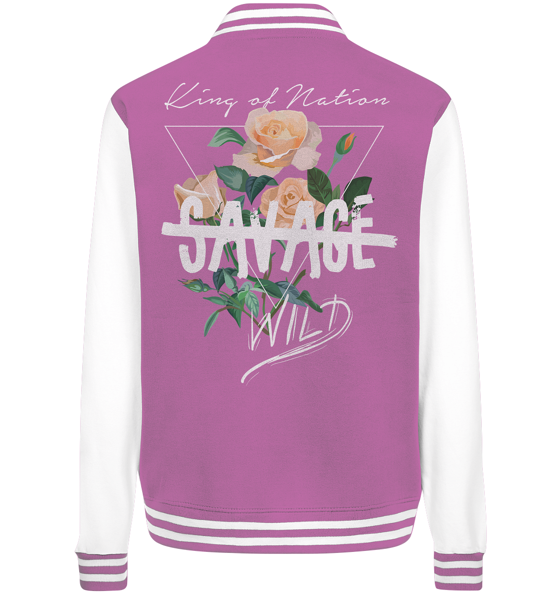 "Savage Wild" Blumen Streetstyle - College Jacket