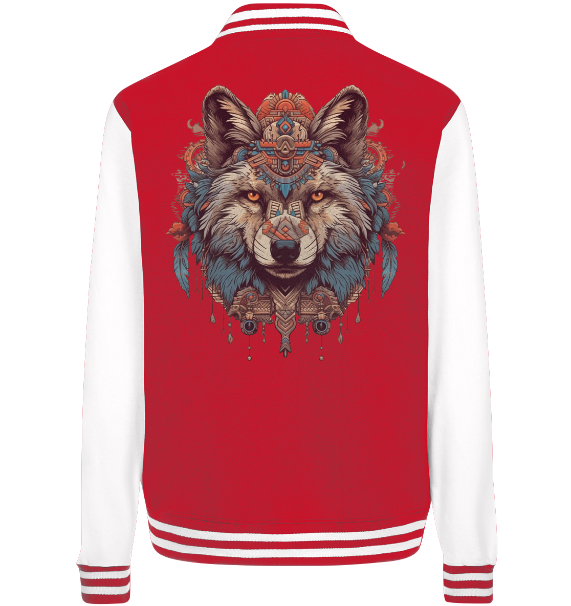 "Wolf" Tiertotems - College Jacket