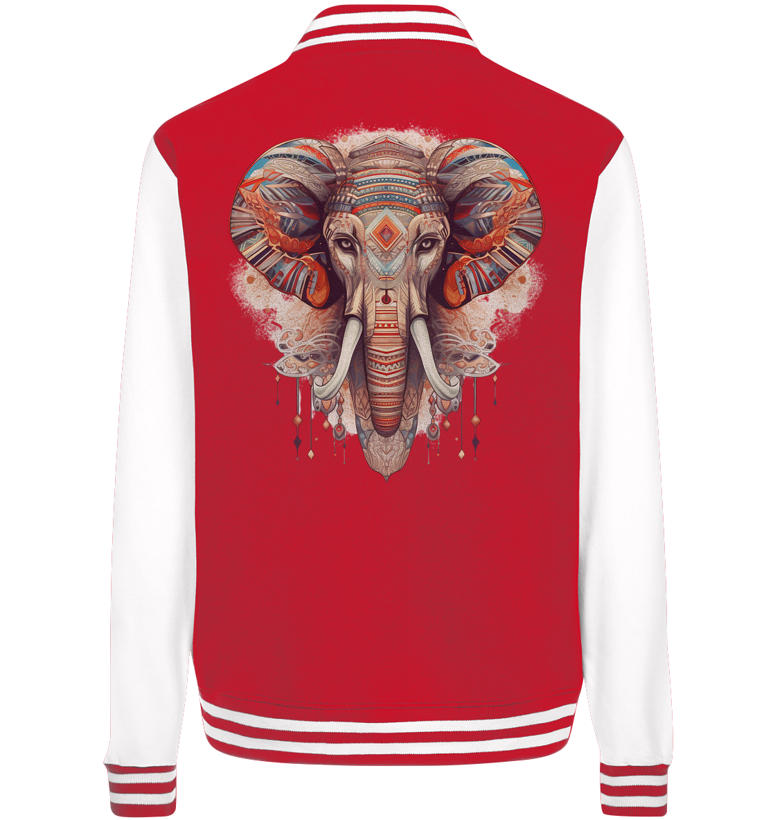 "Elefant-größen Ohr" Tiertotems - College Jacket