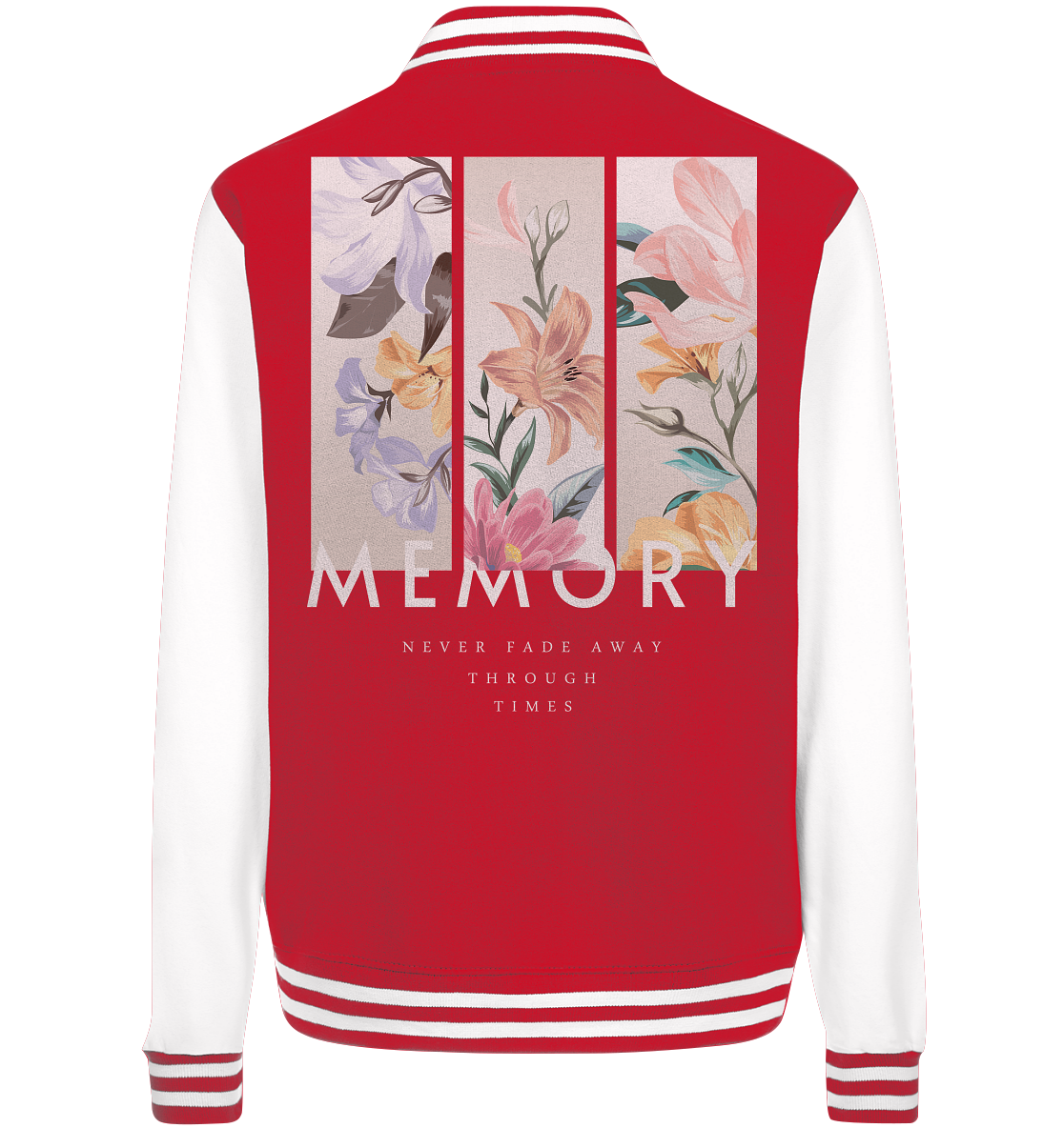 "Memory" Blumen Streetstyle - College Jacket