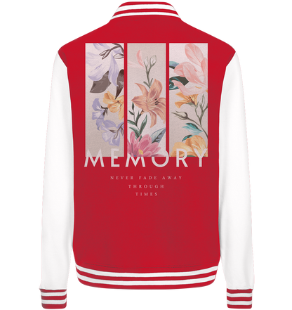 "Memory" Blumen Streetstyle - College Jacket