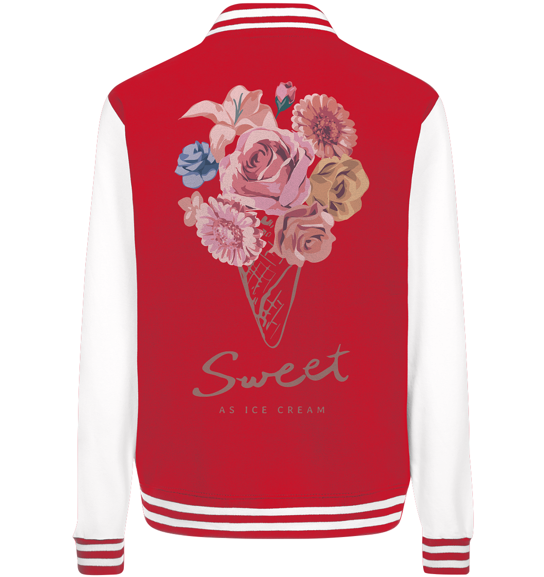 "Eiscreme" Blumen Streetstyle - College Jacket