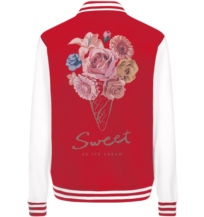 "Eiscreme" Blumen Streetstyle - College Jacket