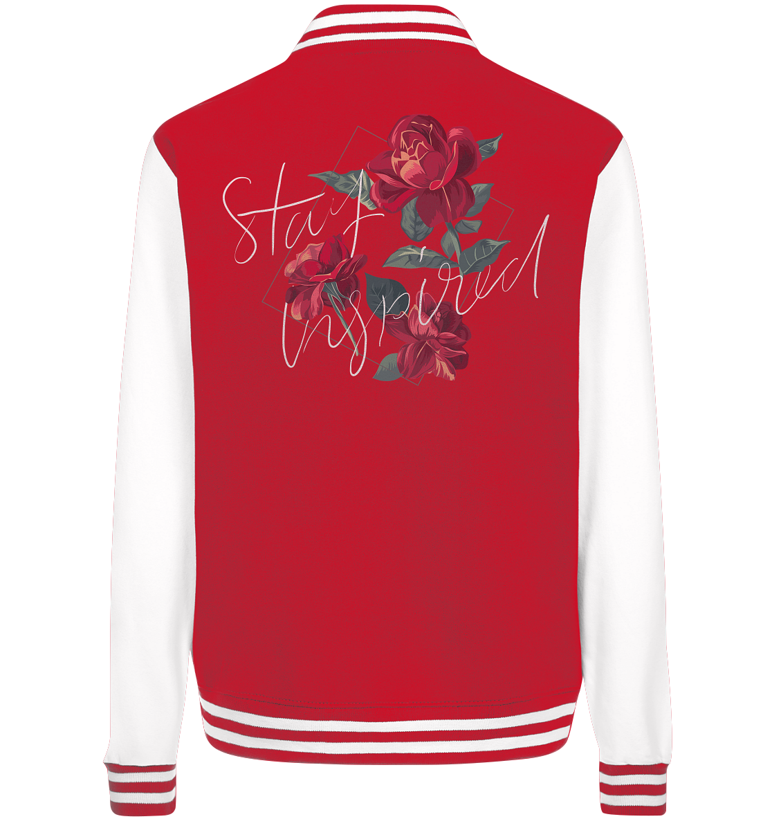 "Stay Inspired" Blumen Streetstyle - College Jacket