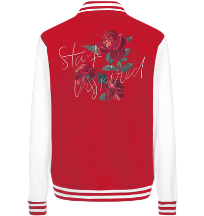 "Stay Inspired" Blumen Streetstyle - College Jacket