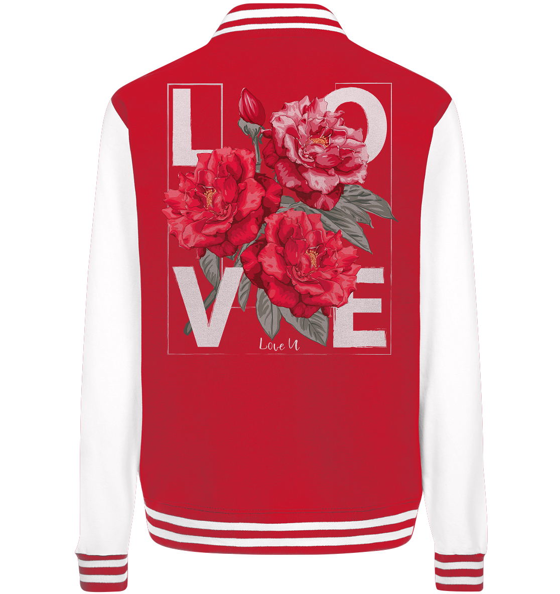 "Love You" Blumen Streetstyle - College Jacket