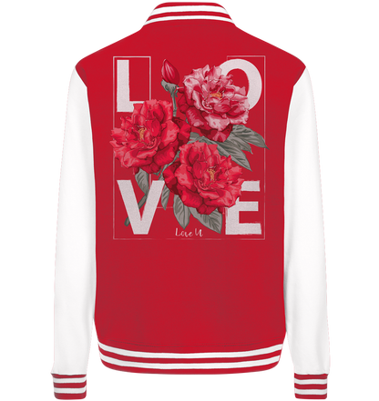 "Love You" Blumen Streetstyle - College Jacket