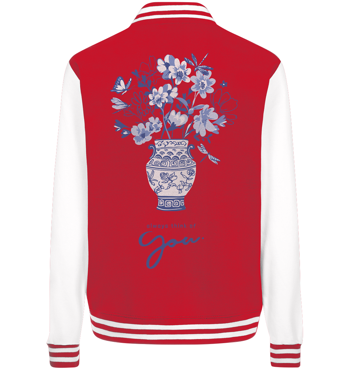 "Always think of you" Blumen Streetstyle - College Jacket