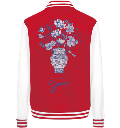 "Always think of you" Blumen Streetstyle - College Jacket